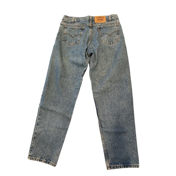 Vintage‎ barril  style Levis 550 Jeans 34 -90s Stonewash Tapered  Orange Tab - Picture 1 of 14